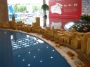A different model, showing all the famous colonial buildings on the 
Bund.   Though I saw the buildings in person, it's too bad I 
couldn't walk down this riverfront because the whole thing was closed 
for reconstruction.


