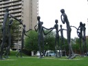 Family of Man statues
