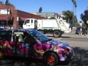 And another muraled car.
