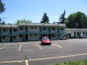 The motel during the daytime.
