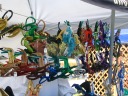 One booth sold many hand-made fabric dragons.  The business
is Sundreams and Myths.
