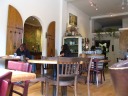The room in Cafe Byblos in which we sat.
