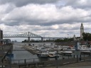 One marina by the Vieux-Port-de-Montreal (Old Port).  The clock tower, to
the right, was closed.  In fact, likely because it was a slightly chilly
weekday, the port was nearly abandoned.
