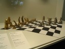 The chess set Salvadori Dali designed contains pieces in the shape of
fingers and thumbs.  It's unnerving.  Here's another
picture.
