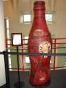 As part of Coca-Cola's Salute to Folk Art, Coca-Cola commissioned
artists in various countries to make and decorate a wooden sculpture of
a Coke bottle.  I took pictures of the ones I liked.  This one was made
by artists from Azerbaijan.
