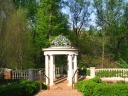 It's easy to imagine people getting married in this gazebo.
