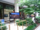 The society has many displays, even outside.
