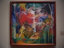 Franz Marc's Deer in the Forest I.  Funky.
