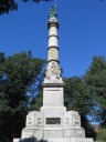 The towering Soldiers and Sailors Monument.

