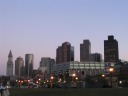Downtown Boston's skyline.
