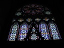 An excellent shot of the stained glass windows at one end of
Memorial Hall.
