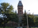Memorial Hall, viewed straight-on.
