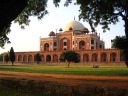 Humayun's Tomb, at an angle.
