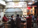 To the left of the entrance is a spot where some of the food is prepared.
