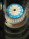 The mall's domed skylight.
