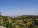The landscape inside the fort.  Because the fort is huge, there's lots
of open space.
