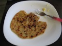 The very good potato parantha made by our friend's cook/help.
