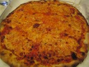 The original tomato pizza with mozzarella, the other classic.  We all 
preferred this one.  Although not amazing, we thought well of it.

