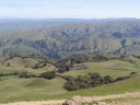 Bumpy hills.
