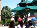 "Trio Amore," a group performing Italian music, recorded mainly because
I wanted a record of each performance I saw at the festival. 
