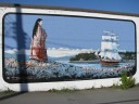 "Arrival of H.M.S. Reindeer at Chemainus 1869"

