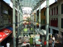 A covered pedestrian street (Pagoda Street) near the Chinatown MRT station.
