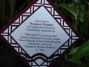 Many flowers were created or named in honor of famous people who
visited.  If I were Margaret Thatcher, I think I'd be offended at having
my name attached to the previous flower.
