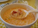 Lobster soup.  Good when hot.
