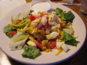 Good house salad with house-made ranch dressing.  They got my order
wrong, leaving off the croutons and making me manual removing the
cheese.  No big deal.
