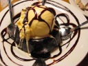 A good house-made chocolate cake brownie, though with admittedly too
little ice cream.

