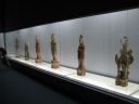 A row of Tang dynasty pieces from the latter half of the first 
millennium.

