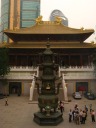 The central courtyard and the main building in the complex.

