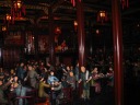 A model Dangue tea shop.  It's quite an elaborate, lively tea house.  
The exhibit even played music.

