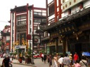 Near the center point of the bazaar around Yuyuan Garden.  I like the 
dragons on the mall across the street.

