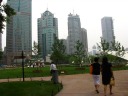 As this panoramic movie shows, Lujiazui Park in Pudong is the most open 
of any park I've seen yet in Shanghai.
