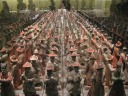 Many small statues buried with a Ming dynasty emperor.  Though much 
smaller than the Qin's emperor's terracotta warriors, these are 
appealing in that they still retained their color.

