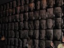 A wall of close-up photographs of the faces of terracotta warriors (that 
I saw yesterday).  Such detail, so unique!

