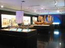 Some of the model ships in the C. Y. Tung Maritime Museum on the 
university's campus.

