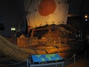 Thor Heyerdahl cross the Atlantic in this reed boat to prove it could be done.
