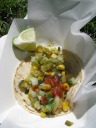 Vegetarian taco from Tres Agaves.

