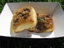 Brown sugar black pepper biscuits from Farmerbrown's Little Skillet.  These weren't
as good as everything else I ate at the festival.

