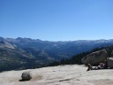 People sitting/laying and enjoying the view.  I wished I brought a book or
music player and could've done so as well.
