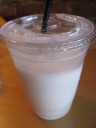 A good quality vanilla milkshake.
