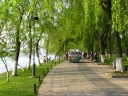 Yet another 360 degree panoramic movie, this one focusing on, in turn, the 
boats one can charter on the lake, the lake itself, and the manicured 
grounds in this part of the park.
