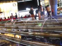 A video of water art.  I like how the streams are lit by light that 
changes color.  This is most obvious in this recording looking, near the 
end of the video, at the next-to-last stream in the row.

