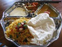 My vegetable biryani set, from one of the cafes in the park.  Even if this 
were priced the same as at a hawker centre (it was not--it was 2.5x the 
price), I still think the hawker stand would go out of business.  Not 
good.
