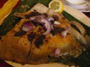 BBQ stingray.  Okay, definitely not in the same league as the one the previous night.
