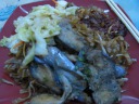 Decent noodles, good cabbage, and meh eggplant.

