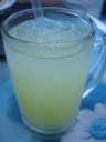 My lime juice was decent, but definitely not as good as the one Di Yin got
in the morning.  Hers was clearly freshly made, complete with floating
limes and lime seeds.  This one came from a jug.
