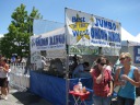 This booth only sold deep-fried vegetables.  I chose it to order my 
deep-fried mushrooms from it.
